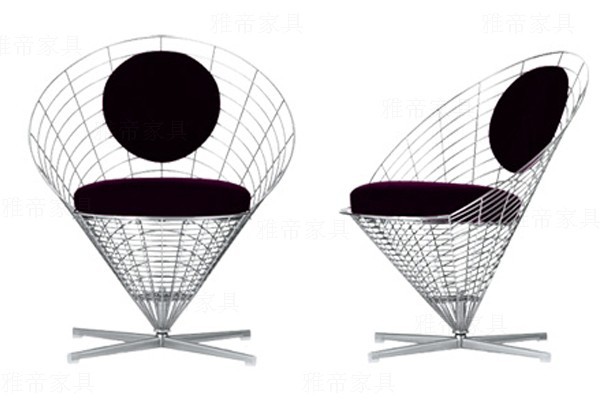 椎形铁线椅(Wire Cone Chair)
