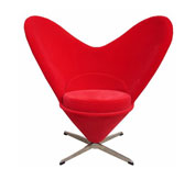 【雅帝家具】心型椅子(Verner Panton Heart Shaped Cone Chair)