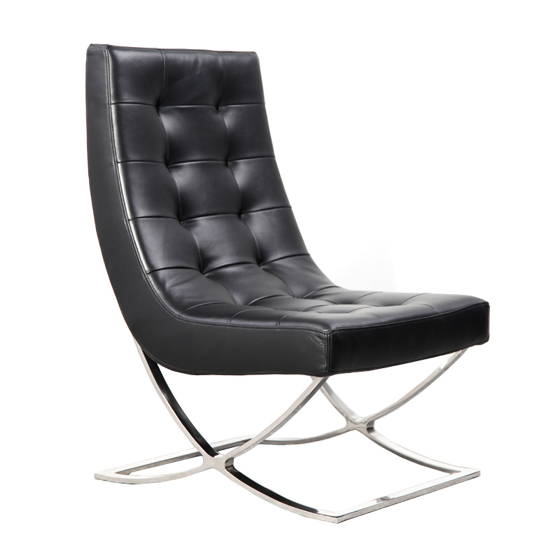 X型不锈钢休闲椅