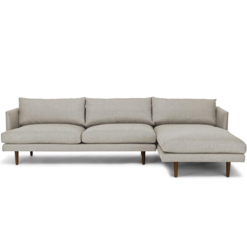 现代转角沙发Burrard Seasalt Gray Right Sectional Sofa